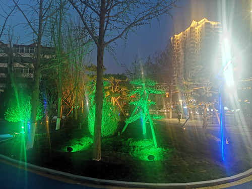 街心公園，景觀燈